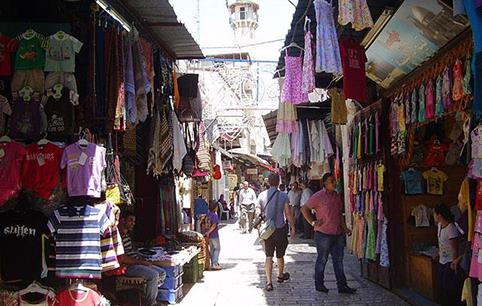 The Arab market at the Old City